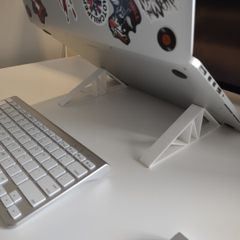 Ergonomic Laptop Stand 3D Printed Riser for Neck Pain Relief