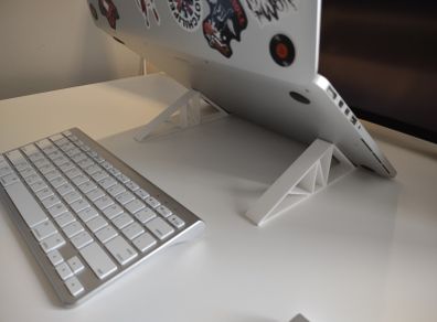 Ergonomic Laptop Stand 3D Printed Riser for Neck Pain Relief