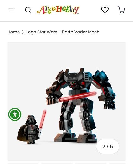 LEGO Star Wars - Darth Vader Mech, 75368