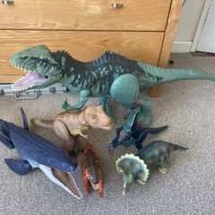 Toy dinosaurs