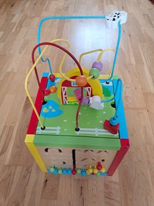 Wooden Activity Cube