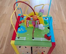 Wooden Activity Cube