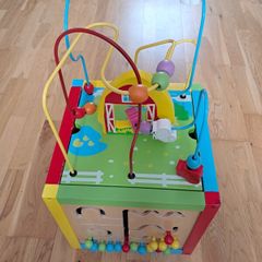 Wooden Activity Cube