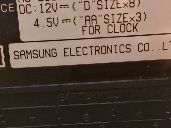 Samsung CD Player Stereo Radio Cassette Recorder, Model RCD-1650, Dual Tape Deck and Radio working fine, CD Player struggling to spin