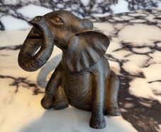 Ornamental elephant from Rowel design