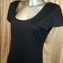 Brand new Dunnes Black stretchy dress with silver details size UK16 EU44 Postage included Image 2