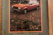 Original CHRYSLER Sales Catalogue