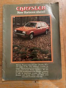 Original CHRYSLER Sales Catalogue