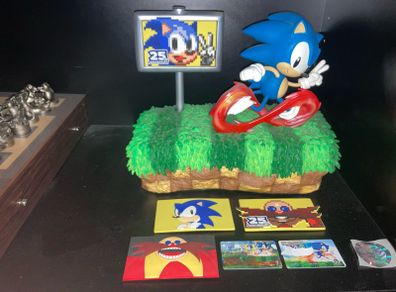 Sonic the hedgehog resin statue 25th anniversary first 4 figures