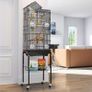 Bird Cage with Bird Toys and Accessories Image 3