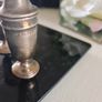 antique silver salt and pepper dispensers Image 2
