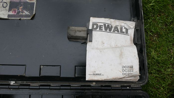 Dewalt DC222 SDS Cordless Drill 24V With 2 Battery and Box  in working order
