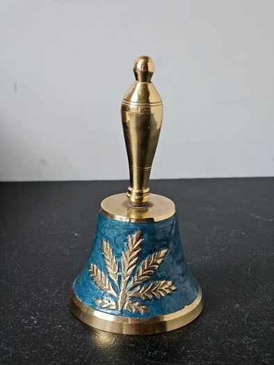 Vintage Solid  Brass Table Bell