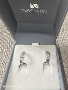 Silver earrings
