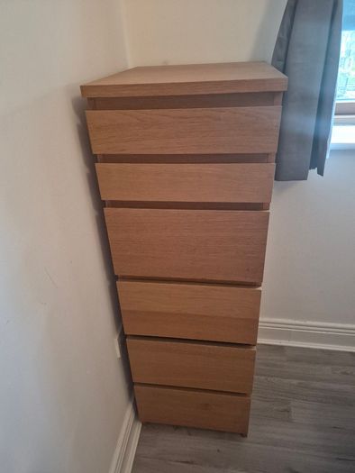 Ikea MALM Chest of 6 drawers