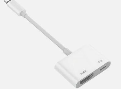Apple Lightning to HDMI Adapter,1080P Video & Audio Sync Screen Converter Digital AV Adapter