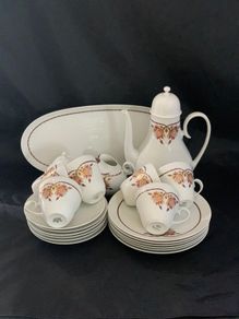 Rosenthal orchid Bjorn Wiinblad coffee/tea set