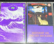 MIDNIGHT OIL  -  Cassette Tape Albums