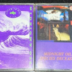 MIDNIGHT OIL  -  Cassette Tape Albums