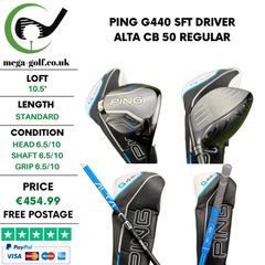 Ping G440 SFT Driver / 10.5 Degree / Alta CB 50 Regular