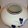 Vintage Ceramic Hand Painted Oriental Vase Image 3