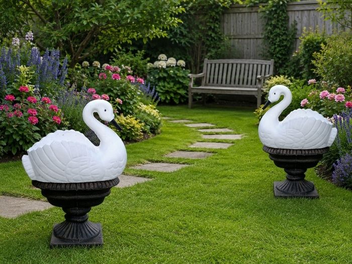 New Concrete Garden Planters