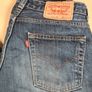 womens Levis 544 04 low waist flared bootcut blue denim jeans SIZE W 30 L 30 zip fly bell bottom A1 Image 3