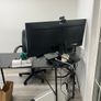 Complete Home Office Study Setup - Desk Chair Monitor Image 4