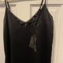dress bnwt dress baloot brand satin slip dress size small 8/10 asymmetrical Image 7