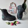 Dr Martens Jadon green black boots platform chunky quad double sole UK6.5 EU40 Image 10