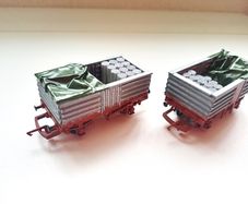 Model Railway Irish Bullied Wagons