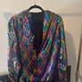 Sequin jacket (no brand)  Size S-M | Like new (small flaw) Image 3