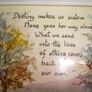 Porcelain Framed Sisters Watercolour Picture Image 6