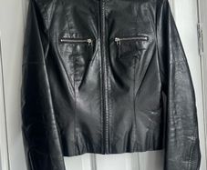 Mango ladies biker leather jacket