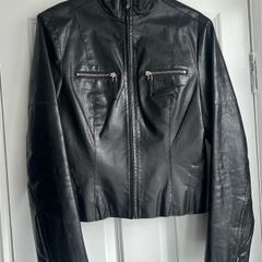 Mango ladies biker leather jacket