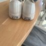 Converse white leather trainers Image 5