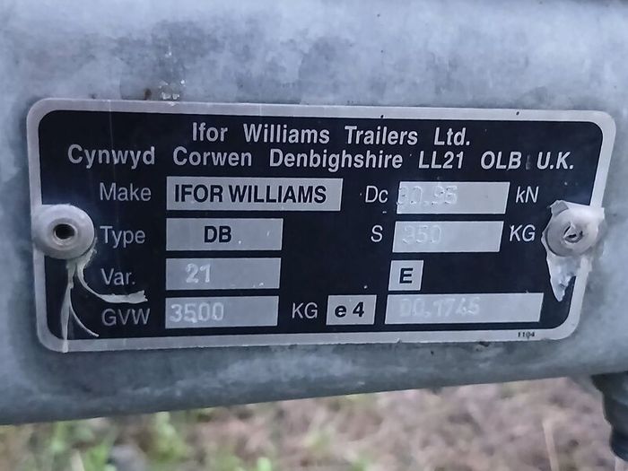 Ifor Williams Trailer