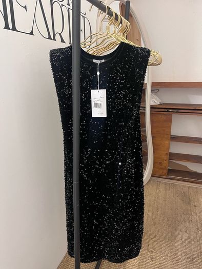 Sequin midi dress