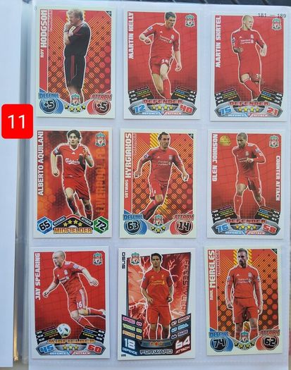 Liverpool Football Cards (116 Players)