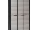 Garden Storage Cabinet with 4 Shelves Black and Grey