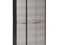 main image for ad Garden Storage Cabinet with 4 Shelves Black and Grey