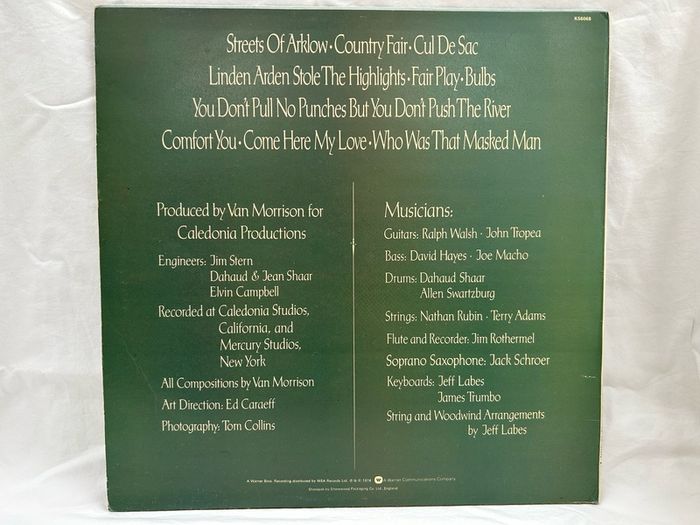 Van Morrison Veedon Fleece Original 1974 LP A1/B1