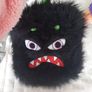 funky fluffy large monster back pack Image 4