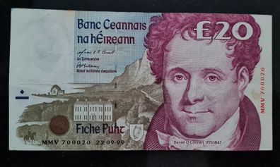 Ireland 1999 20 Pound Note