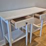Pair of IKEA HEMNES Bedside Tables White Stain (Solid Pine Wood) Image 7