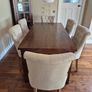 Dark wood dining table Image 3