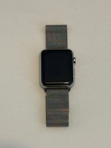 Apple Watch 42mm Stainless Steel Case with Milanese Loop