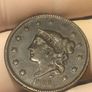 1835 Large one cent Coronet Image 2