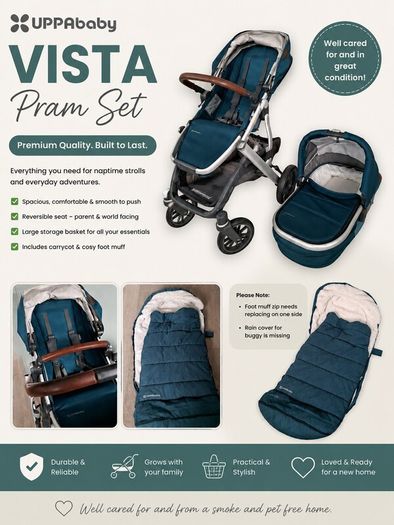 Uppababy vista v2 Finn