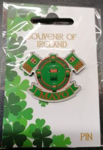 County Mayo GAA pin badge.